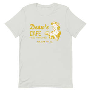 Vintage Dean's Cafe Pleasanton CA Unisex t-shirt