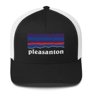 Pleasanton California Hills and Outdoors Trucker Hat