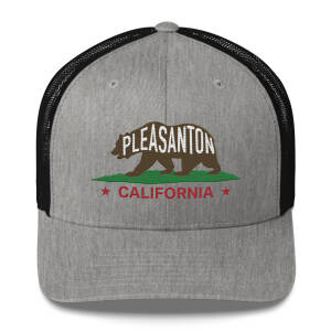 Pleasanton California Bear Trucker Hat