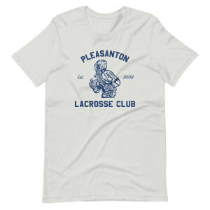 Retro Pleasanton Lacrosse Club T-Shirt – Vintage Style Sports Apparel adult t-shirt