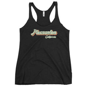 Vintage Style Pleasanton California Women's Tank-Top