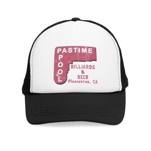 Vintage Style Pastime Pool Pleasanton California Trucker Hat – Locally Made Retro Style