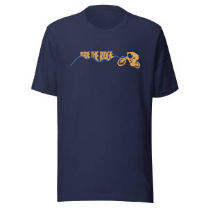 Ride The Ridge Pleasanton Mountain Bike T-Shirt - Conquer the Pleasanton Ridge in Style