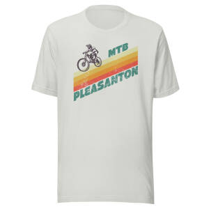 MTB Pleasanton Vintage Style Mountain Bike T-Shirt - Ride the Trails in Style