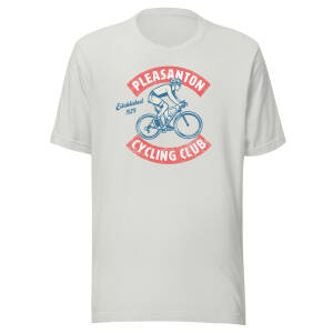 Vintage Pleasanton Cycling Club T-Shirt – Retro Style Locally Made Bike Pleasanton CA