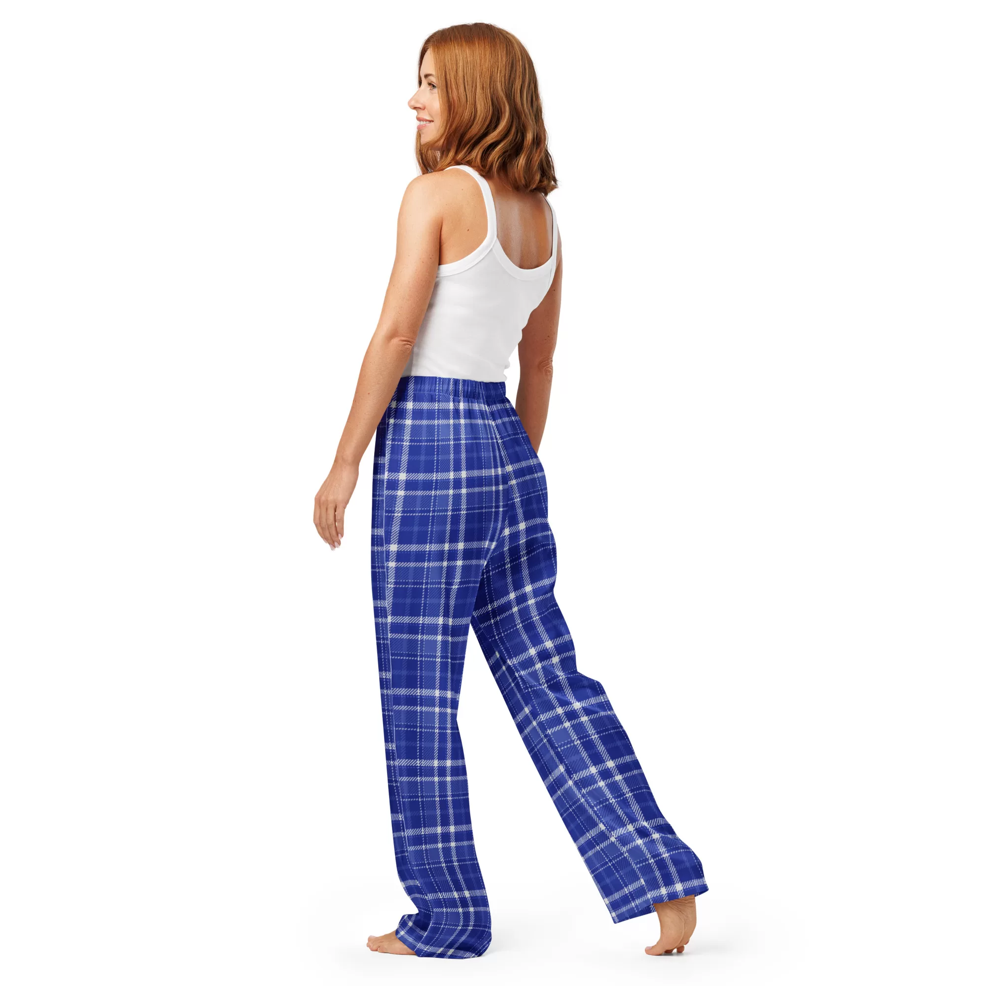 PMST SHARK Plaid Women’s Pajama Pants