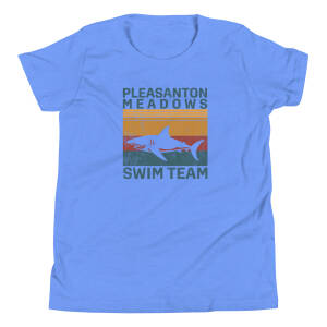 🏄‍♂️ PMST Retro Shark Youth Tee – Pleasanton Meadows Sharks