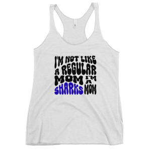 SHARKS Mom Racerback Tank