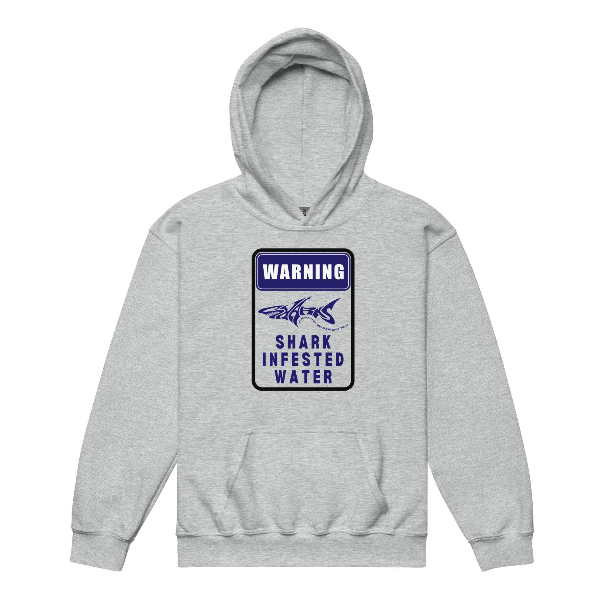 Warning: Shark Infested Water Youth Hoodie