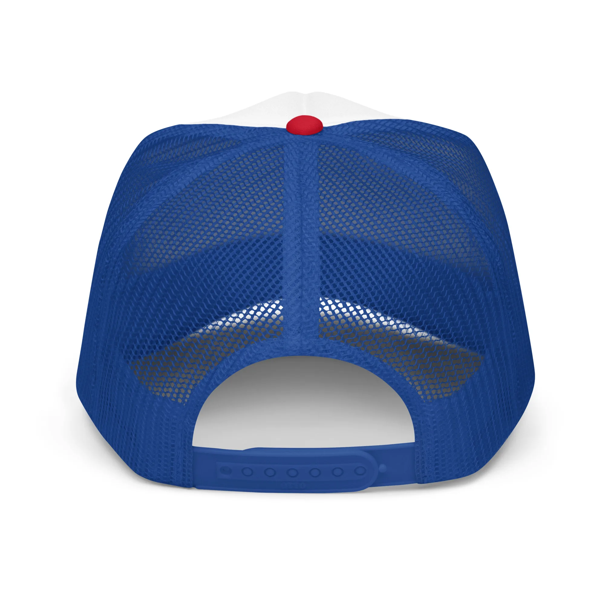 PTOWN Baseball Embroidered Tri Color Trucker Hat