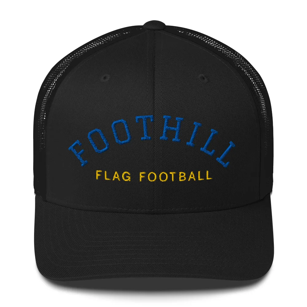 Foothill Flag Football Embroidered Trucker Hat