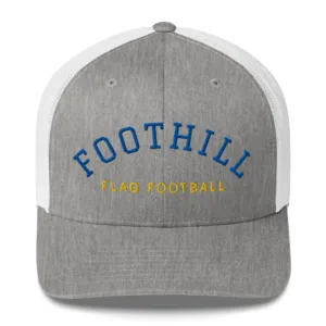 Foothill Flag Football Embroidered Trucker Hat