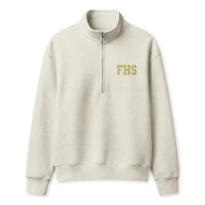 FHS Gingham Half Zip