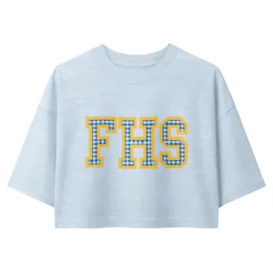 FHS Gingham Cropped Tee